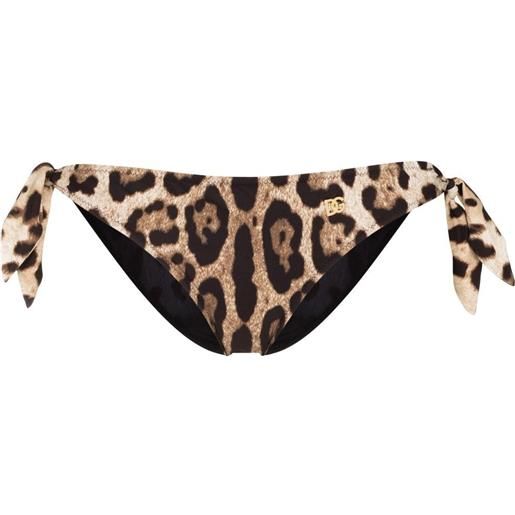Dolce & Gabbana slip bikini con stampa - toni neutri