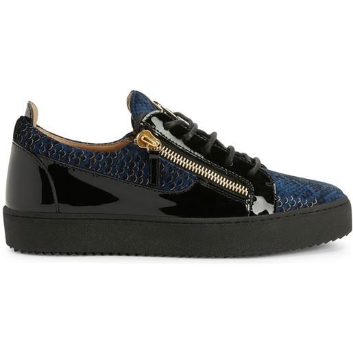 Giuseppe Zanotti sneakers con stampa - blu