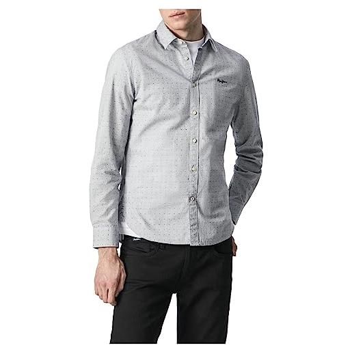 Pepe Jeans poulton, t-shirt uomo, grigio (955 ardesia), taglia unica-xxl
