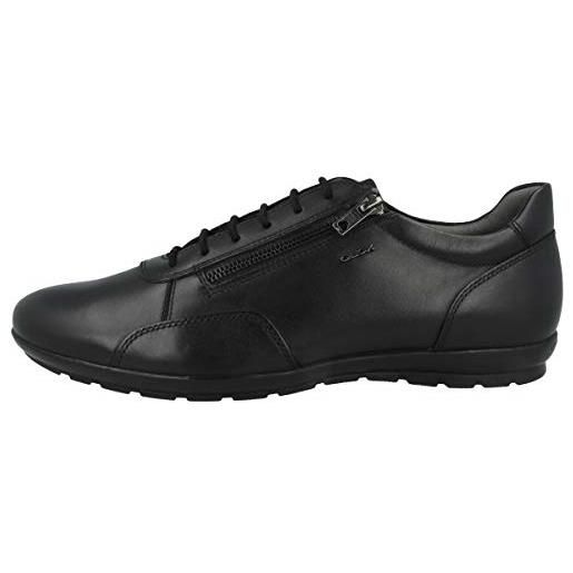 Geox uomo symbol a, scarpe uomo, nero (black), 41 eu
