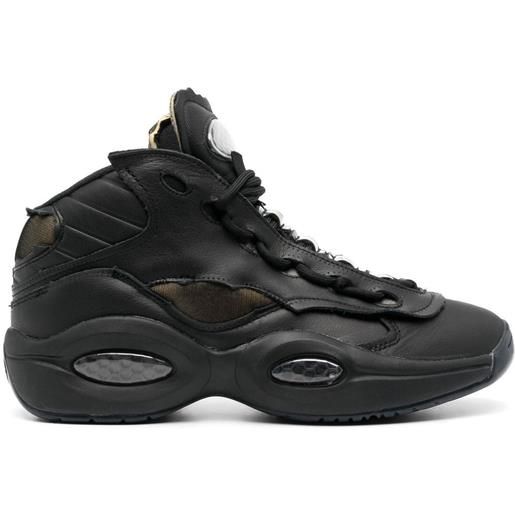 Reebok sneakers question mid memory of basketball - nero