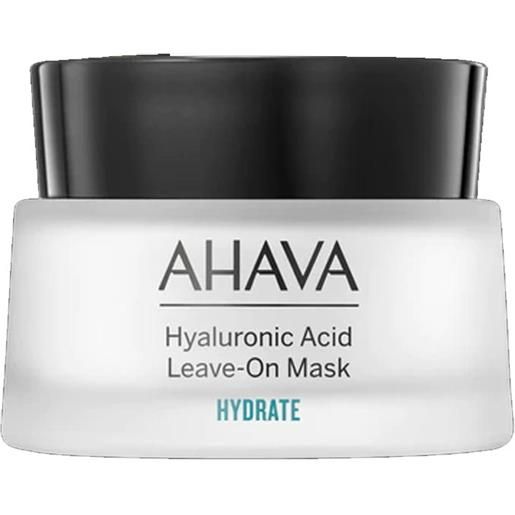 Ahava hyaluronic acid - leave on mask maschera viso idratante, 50ml