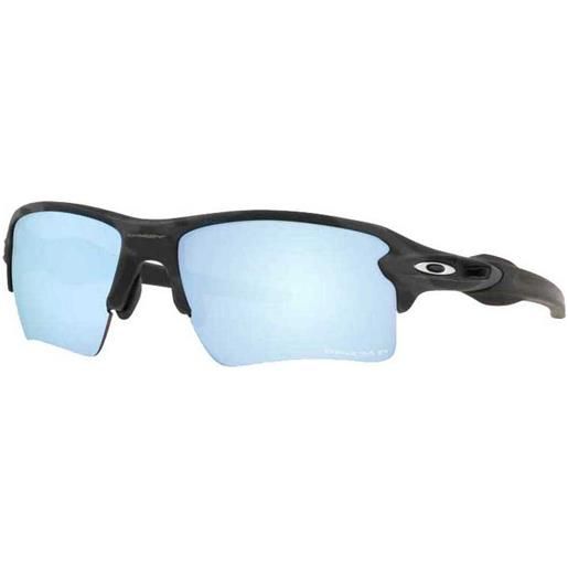Oakley flak 2.0 xl prizm deep water polarized sunglasses nero prizm deep water polarized/cat3 uomo