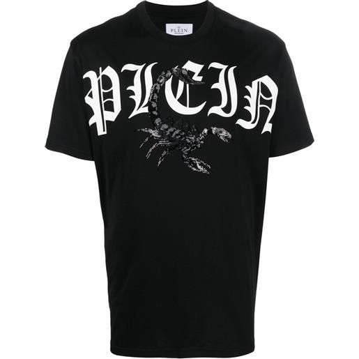 Philipp Plein t-shirt scoprion con stampa - nero
