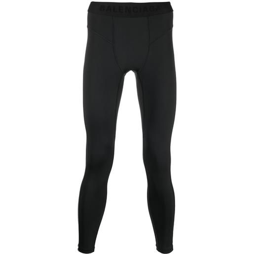 Balenciaga leggings sportivi 3b - nero