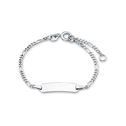 Amor bracciale id gioielli da braccio, 12+2 cm, argento, viene fornito in una confezione regalo di gioielli, 9210886