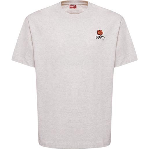 KENZO PARIS t-shirt boke in jersey di cotone con logo
