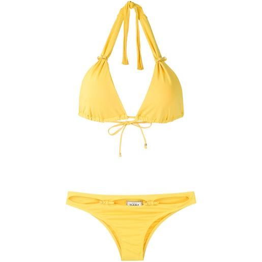 Amir Slama set bikini a triangolo - giallo