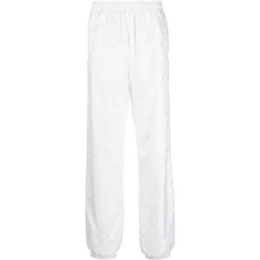 MISBHV pantaloni sportivi con stampa - bianco