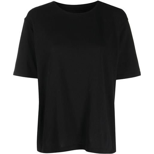 KHAITE t-shirt the mae con applicazione - nero