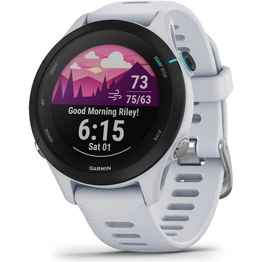 Garmin forerunner 255s music watch bianco