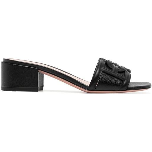 Bally sandali con design intrecciato - nero