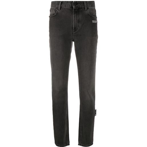 Off-White jeans taglio straight - 0600 medium grey no color