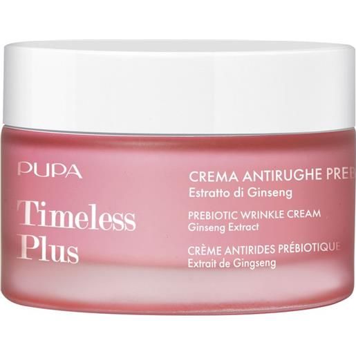 Pupa timeless plus - crema antirughe prebiotica 50 ml