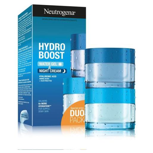 Neutrogena hydro boost cofanetti gel per la pelle da giorno hydro boost water gel 50 ml + crema per la pelle da notte hydro boost sleeping cream 50 ml unisex