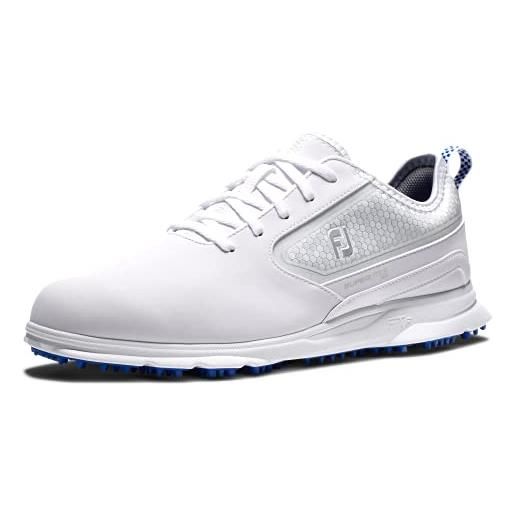 Footjoy superlites xp, scarpa da golf uomo, bianco/grigio, 8 uk