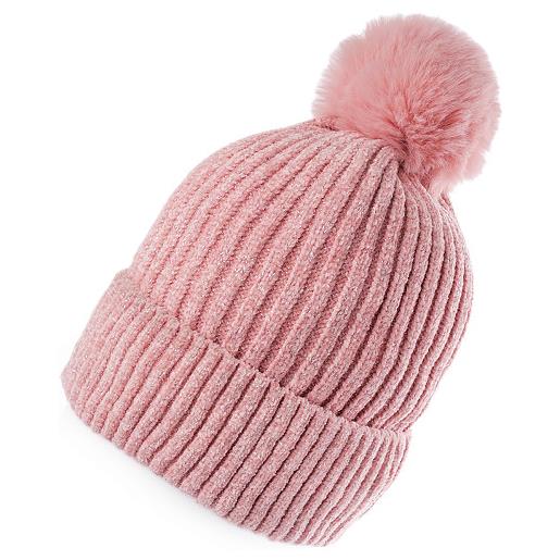 BABY DISTRIBUTION cappellino con pon pon bimba ellepi 1 pezzo