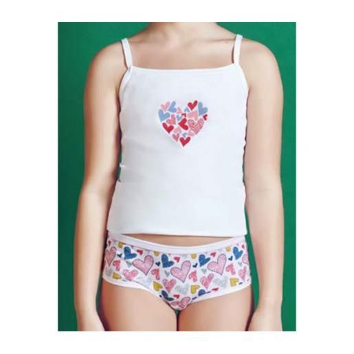 BABY DISTRIBUTION coordinato intimo bambina jadea fantasia baby distribution 1 set da 2 pezzi