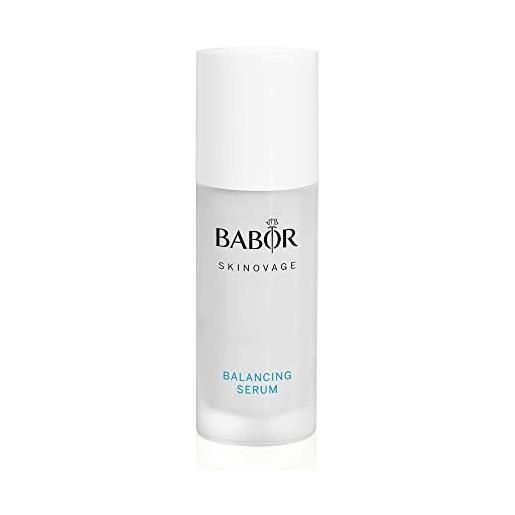 BABOR skinovage balancing serum, per pelli miste, idratante anti-età, per un colorito matte e pori affinati, 30 ml