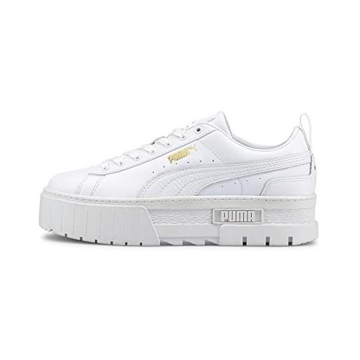 PUMA mayze classic wns, scarpe da ginnastica donna, bianco (puma white), 38.5 eu