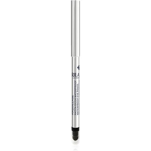 Rilastil maquillage - matita occhi waterproof colore nero, 0.33g