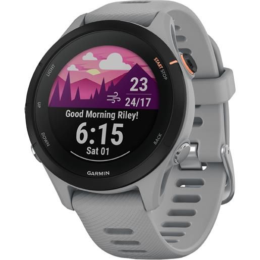 GARMIN forerunner 255s powder grey smartwatch gps