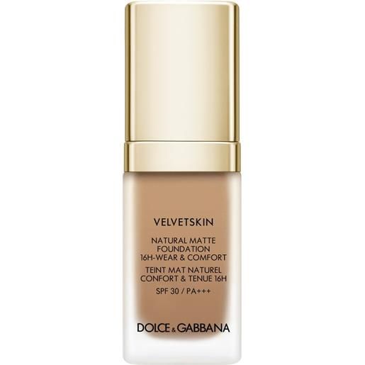 Dolce & Gabbana velvetskin natural matte foundation 16h-wear & comfort spf 30 / pa+++ 390 - toffee
