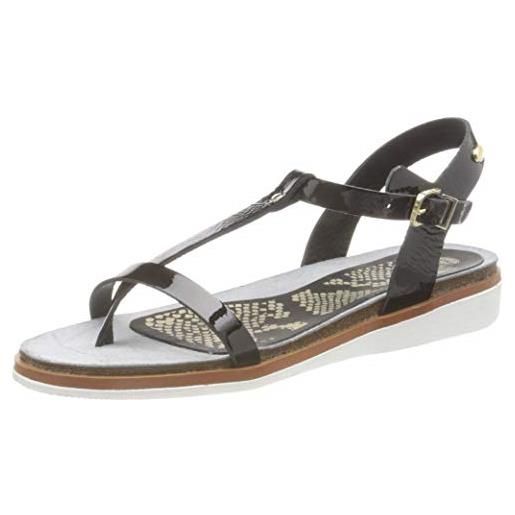 Fred de la Bretoniere frs0659, sandali slingback donna, braun tortora 3367, 40 eu