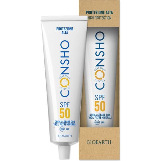 BIOEARTH INTERNATIONAL Srl consho sun spf50 filtri minerali bioearth 100ml