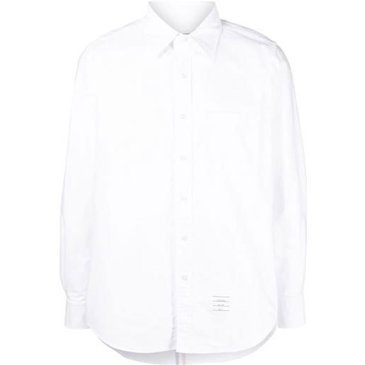 Thom Browne camicia con taschino - bianco