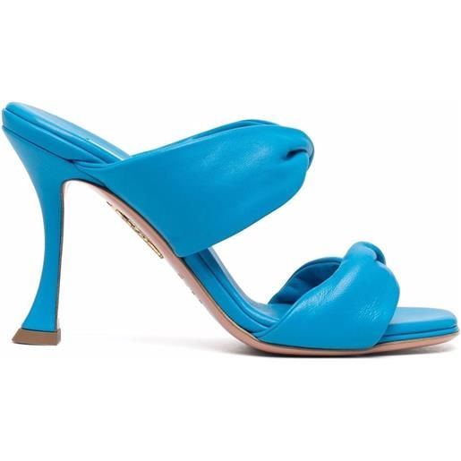 Aquazzura sandali twist 95 - blu