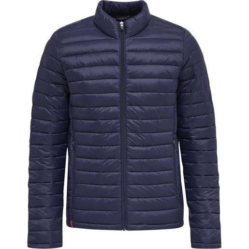 Hummel red quilted coat blu s uomo