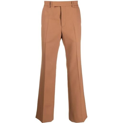 Gucci pantaloni sartoriali svasati - marrone