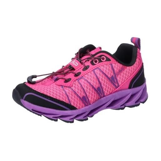 CMP kids altak trail shoe 2.0, scarpe running, artic flame, 34 eu