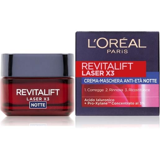 L'OREAL ITALIA SpA DIV. CPD revitalift laser x3 crema viso notte antirughe l'oreal 50ml