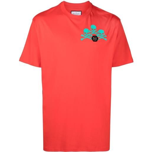 Philipp Plein t-shirt con stampa - rosso