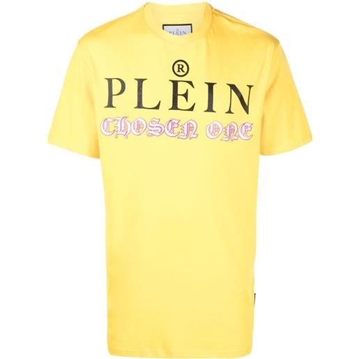 Philipp Plein t-shirt con stampa - giallo