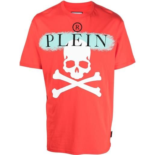 Philipp Plein t-shirt con maniche corte - rosso
