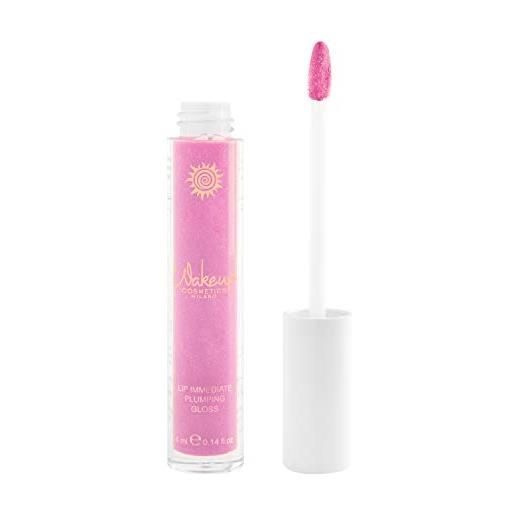 Wakeup Cosmetics Milano wakeup cosmetics - lip immediate plumping gloss, lucidalabbra rimpolpante con acido ialuronico, colore maera