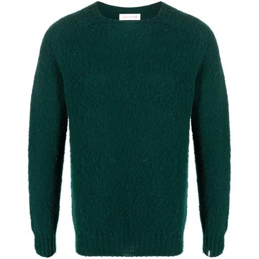 Mackintosh maglione hutchins girocollo - verde