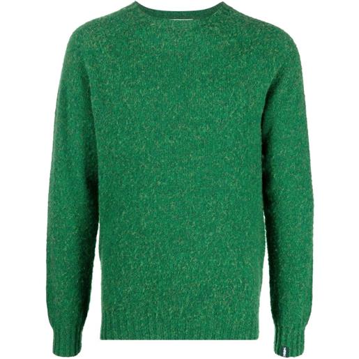 Mackintosh maglione girocollo hutchins - verde