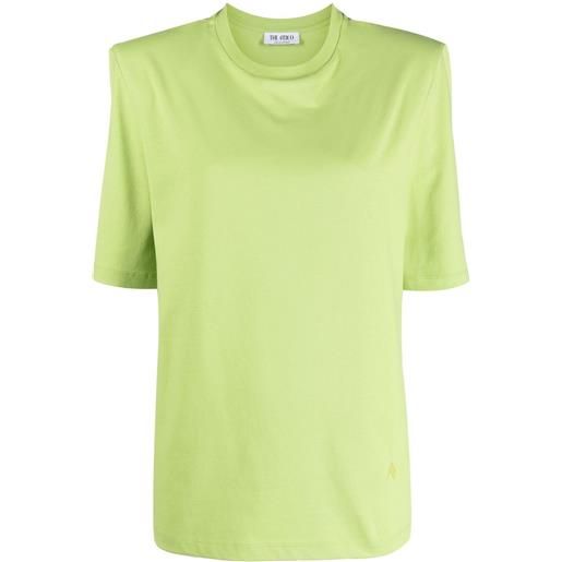 The Attico t-shirt con scollo rotondo - verde
