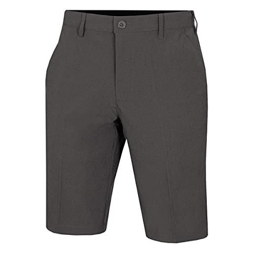 Island Green pantaloncini da golf da uomo superlite - carbone - vita 96,5 cm