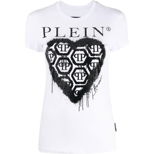 Philipp Plein t-shirt con stampa - bianco