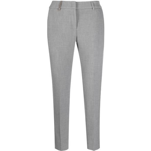 Peserico pantaloni sartoriali slim - grigio