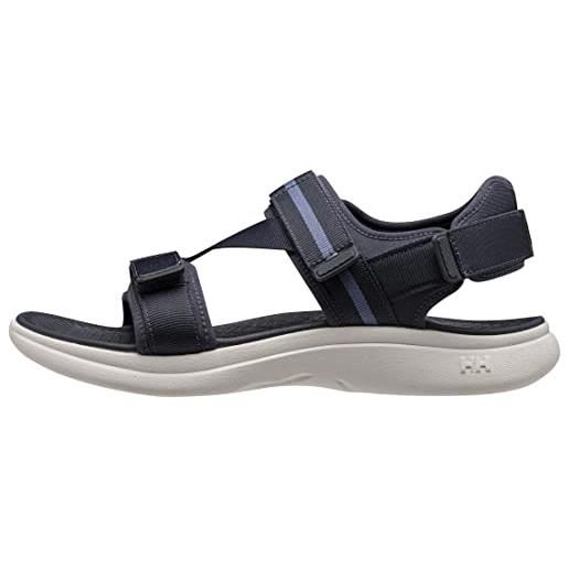 Helly Hansen sandefjord sandal, piattaforma uomo, nero black charcoal, 46.5 eu