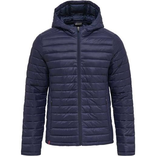 Hummel red quilted coat blu s uomo
