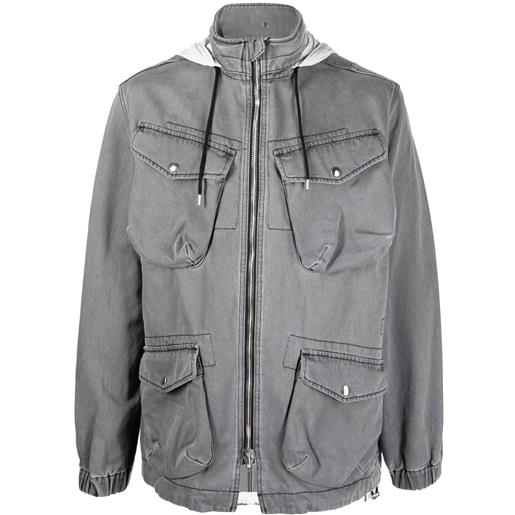 Kenzo giacca con cappuccio - grigio