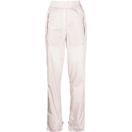 Off-White pantaloni a righe diagonali - marrone