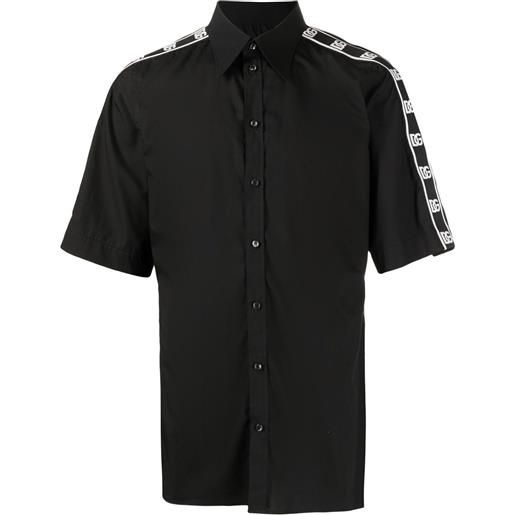 Dolce & Gabbana camicia con applicazione - nero